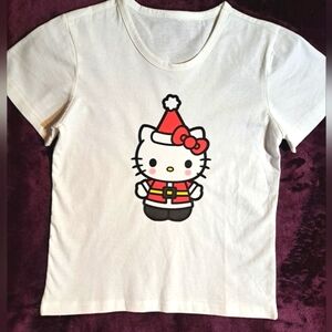 Christmas hello kitty t-shirt